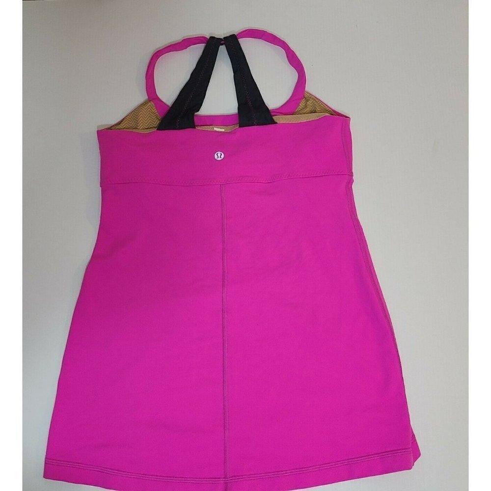 Women's Lululemon Pink Bra Tank Top T Shirt Sz ?? - Picture 2 of 7